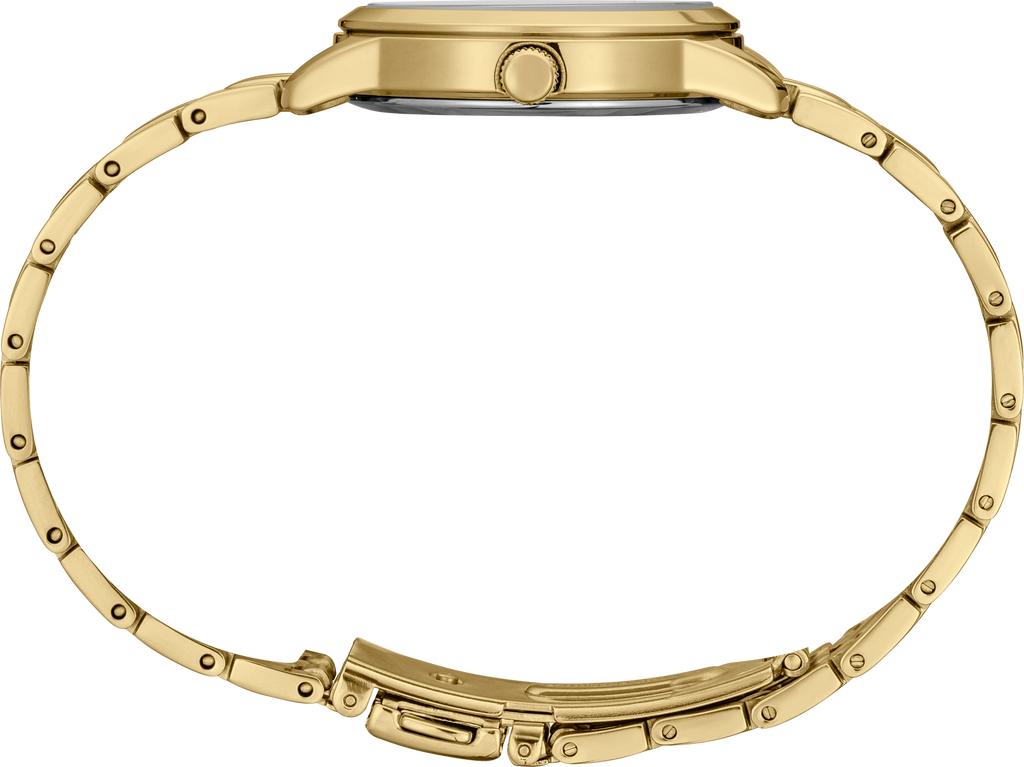 Seiko Essentials SUR444 SS GP Quartz Champagne Dial Watch