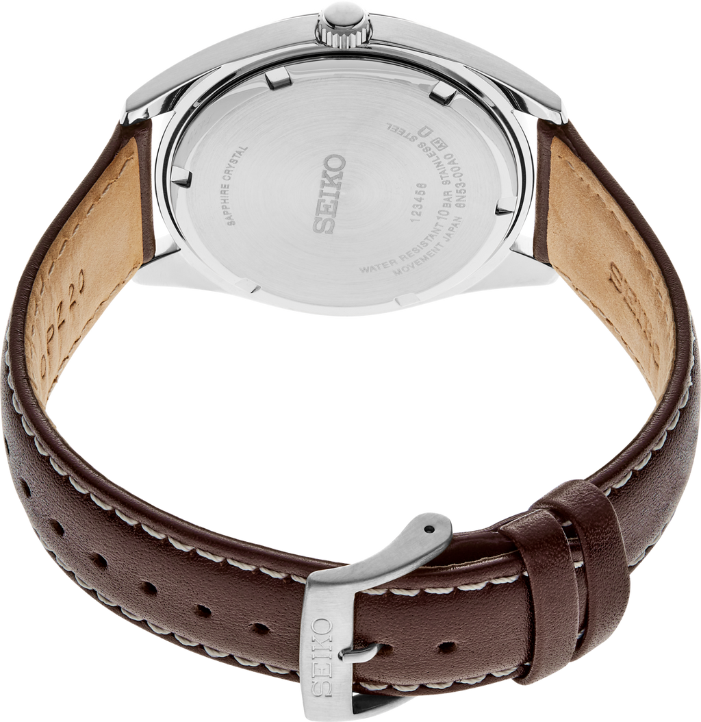 Seiko Essentials SUR449 SS Quartz Green Dial