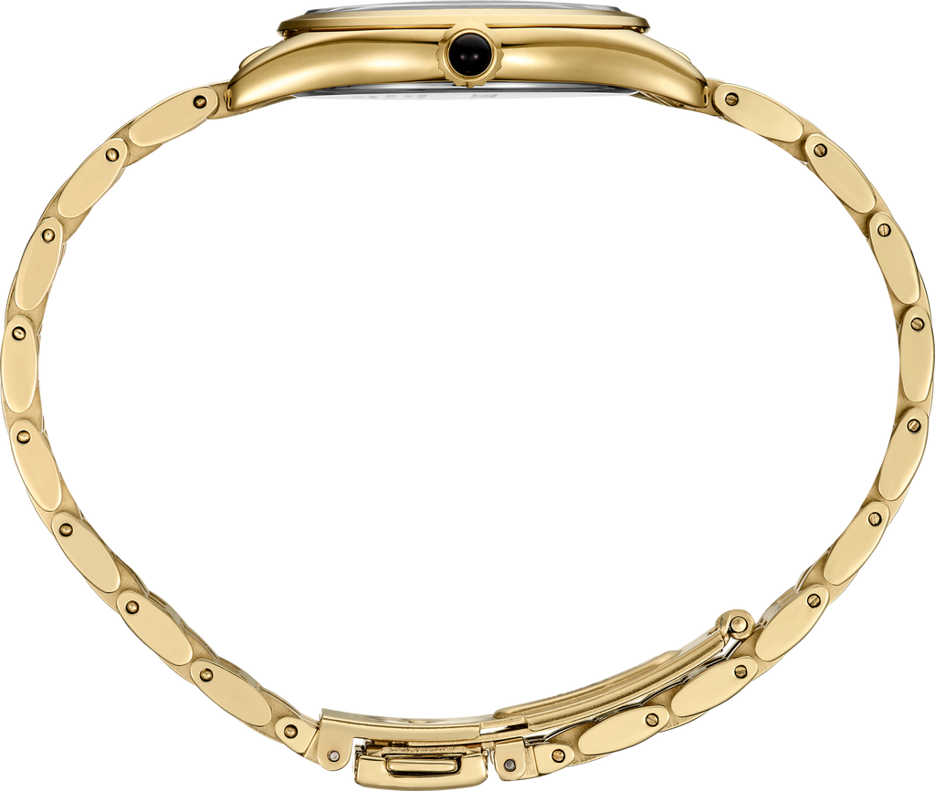 Seiko Essentials SS GP Quartz White Dial Watch SUR538