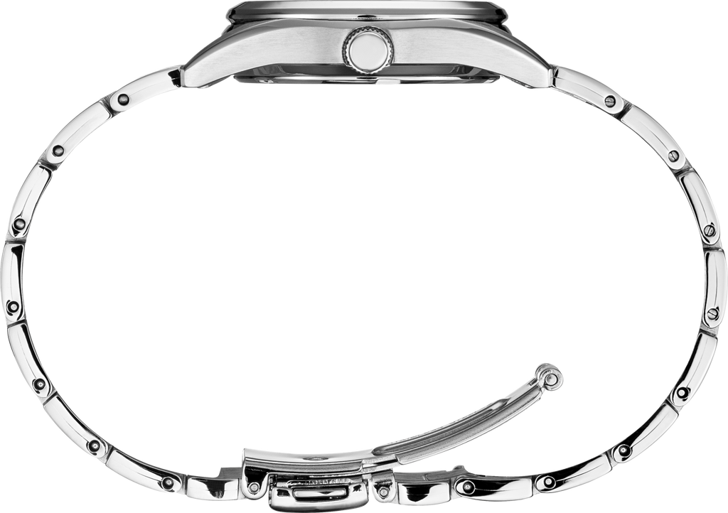 Seiko Essentials SS Quartz Silver Dial Watch SUR633