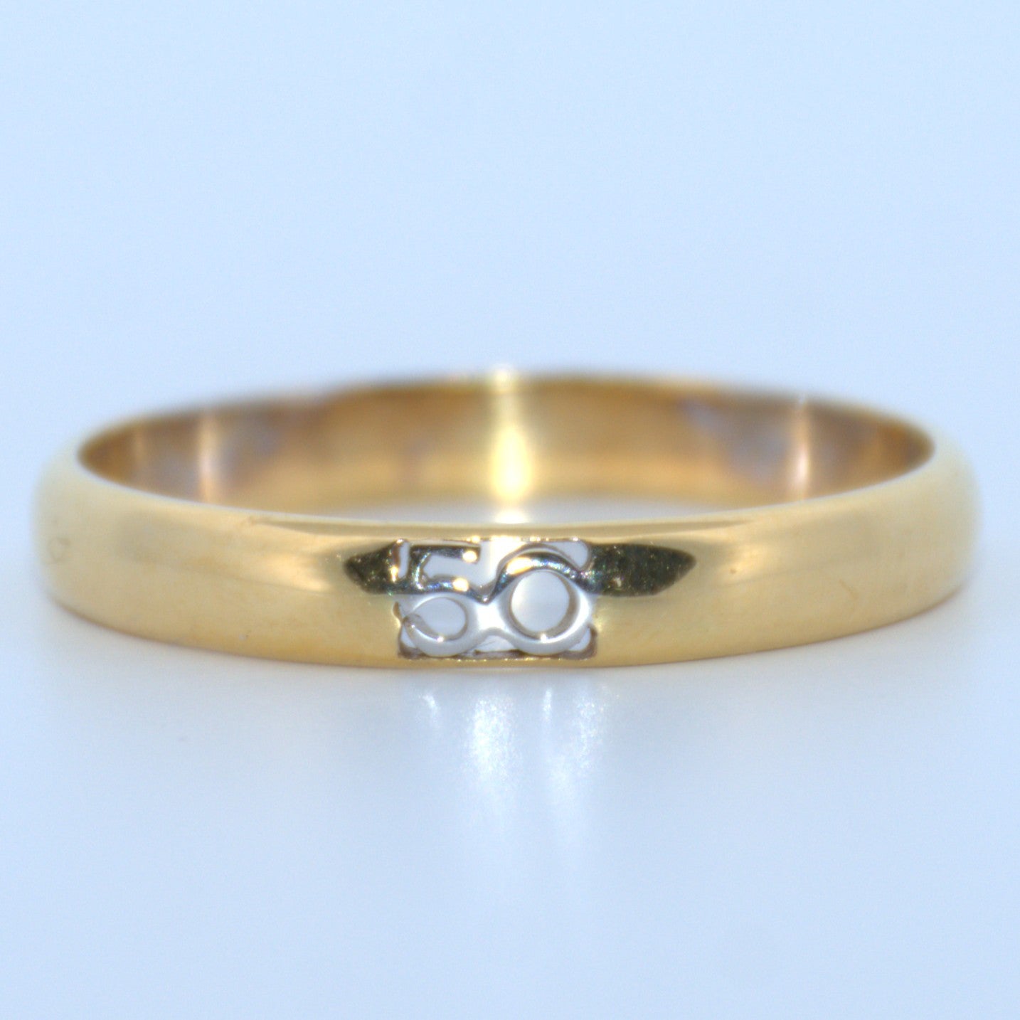 19.2K Portuguese Gold | 50 Year Anniversary Wedding Band